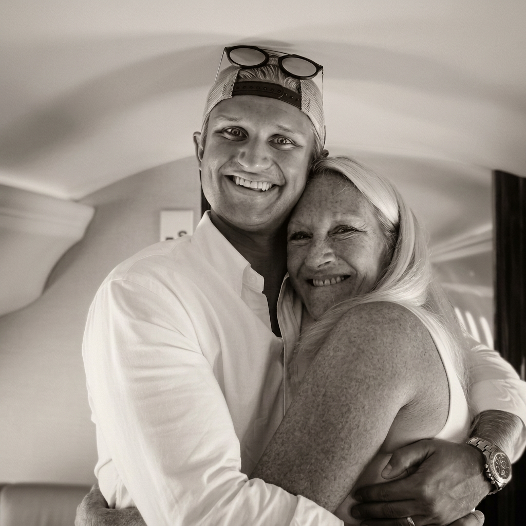 Christian and his mother